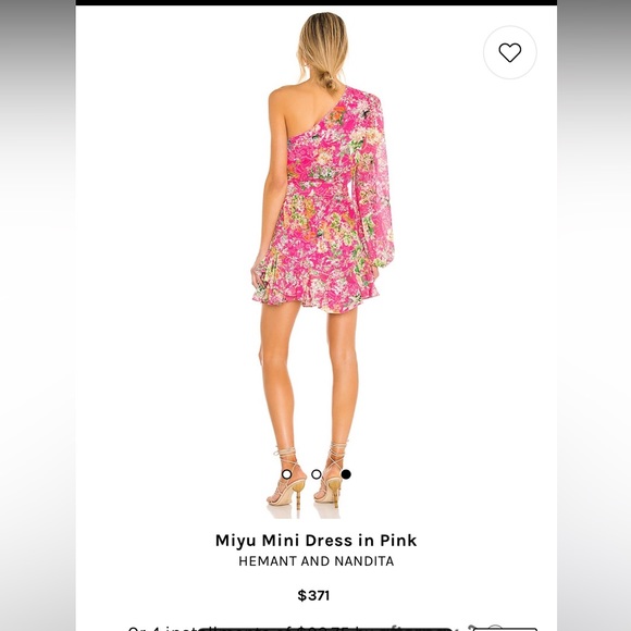 Hemant and Nandita one shoulder dress - Picture 3 of 4